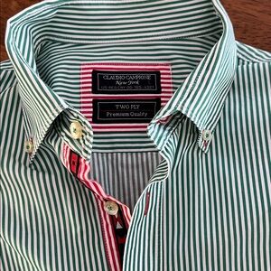 Claudio Campione Button Front Modern Fit Shirt
